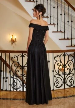 Mori Lee 72833 Detachable Cape Off The Shoulder Dress -Fashion wedding dress mrlme f23 72833 04