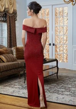 Mori Lee 72836 Back Slit Beaded Jersey Dress -Fashion wedding dress mrlme f23 72836 03