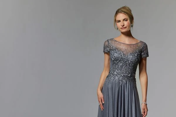 Mori Lee 72905 Embellished Bateau Neck Dress 2 Mori Lee 72905 Embellished Bateau Neck Dress - Image 2