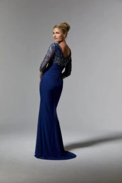 Mori Lee 72909 Illusion Sleeve Ruched Dress 8 Mori Lee 72909 Illusion Sleeve Ruched Dress -Fashion wedding dress mrlme s24 72909 03