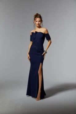 Mori Lee 72919 Off-The-Shoulder Short Sleeve Dress 11 Mori Lee 72919 Off-The-Shoulder Short Sleeve Dress -Fashion wedding dress mrlme s24 72919 04