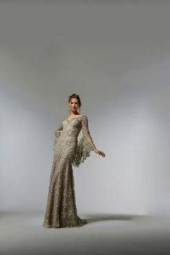 Mori Lee 72930 Sweetheart Neck Bell Sleeves Dress -Fashion wedding dress mrlme s24 72930 03