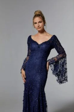 Mori Lee 72930 Sweetheart Neck Bell Sleeves Dress -Fashion wedding dress mrlme s24 72930 05