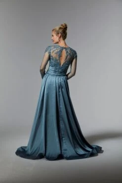 Mori Lee 72937 Illusion Neck Keyhole Back Dress 13 Mori Lee 72937 Illusion Neck Keyhole Back Dress -Fashion wedding dress mrlme s24 72937 03