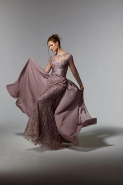 Mori Lee 72937 Illusion Neck Keyhole Back Dress 19 Mori Lee 72937 Illusion Neck Keyhole Back Dress -Fashion wedding dress mrlme s24 72937 09