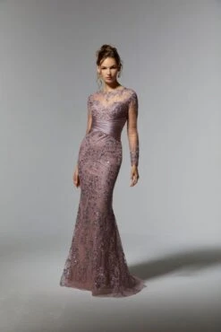 Mori Lee 72937 Illusion Neck Keyhole Back Dress 20 Mori Lee 72937 Illusion Neck Keyhole Back Dress -Fashion wedding dress mrlme s24 72937 10