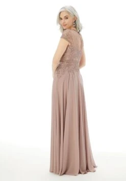 Mori Lee 72221 Keyhole Neckline Mother Of The Bride Dress -Fashion wedding dress mrlme f20 72221 bi 04