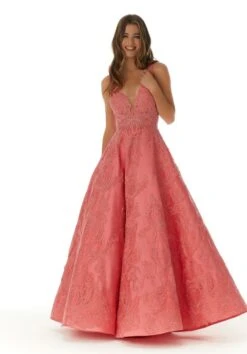 Mori Lee 43089 Coral Prom Dress