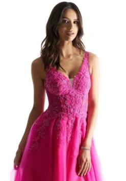 Mori Lee 47019 Light Blue Prom Dress -Fashion wedding dress mrlpm s24 47019 03