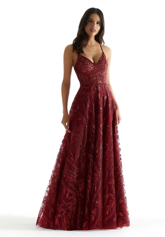 Mori Lee 48007 Sangria Prom Dress 1 Mori Lee 48007 Sangria Prom Dress