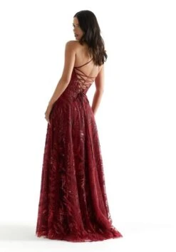 Mori Lee 48007 Sangria Prom Dress 7 Mori Lee 48007 Sangria Prom Dress -Fashion wedding dress mrlpm s24 48007 03