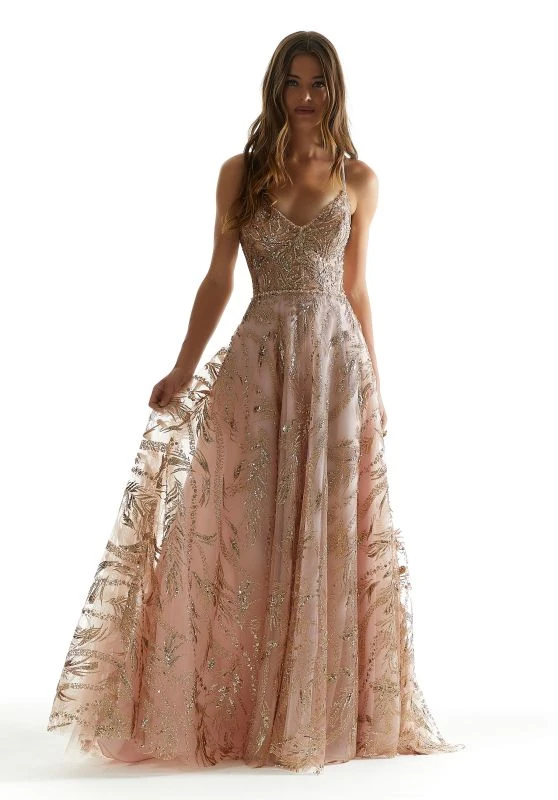 Mori Lee 48007 Sangria Prom Dress 4 Mori Lee 48007 Sangria Prom Dress - Image 4