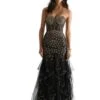 Mori Lee 48027 Black/Gold Prom Dress