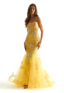 Mori Lee 48029 Yellow Prom Dress