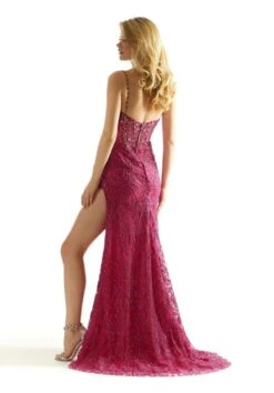 Mori Lee 48034 Berry Prom Dress -Fashion wedding dress mrlpm s24 48034 03