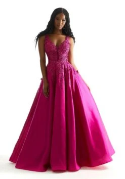 Mori Lee 49044 Fuchsia Prom Dress