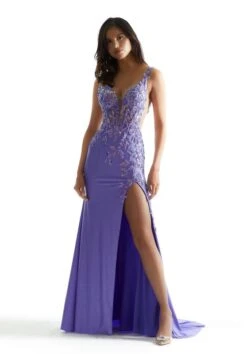 Mori Lee 49045 Purple Prom Dress