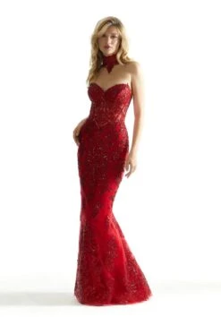 Mori Lee 49047 Red Prom Dress
