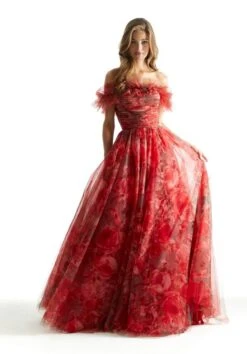 Mori Lee 49057 Red Prom Dress