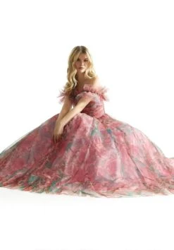 Mori Lee 49057 Red Prom Dress -Fashion wedding dress mrlpm s24 49057 05