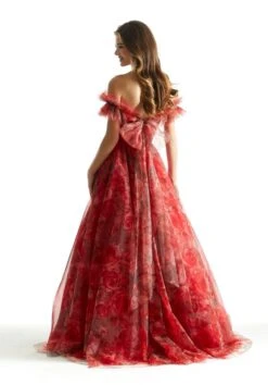 Mori Lee 49057 Red Prom Dress -Fashion wedding dress mrlpm s24 49057 06