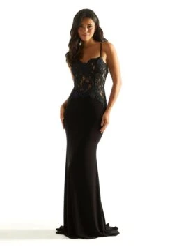 Mori Lee 49058 Black Prom Dress