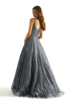Mori Lee 49065 Gunmetal Prom Dress -Fashion wedding dress mrlpm s24 49065 06