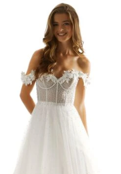 Mori Lee 49075 Yellow Prom Dress 12 Mori Lee 49075 Yellow Prom Dress -Fashion wedding dress mrlpm s24 49075 06