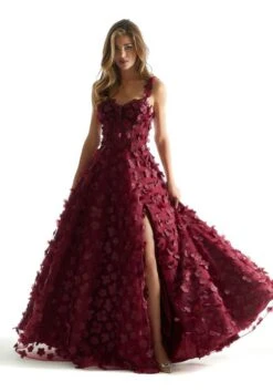 Mori Lee 49078 Wine Prom Dress